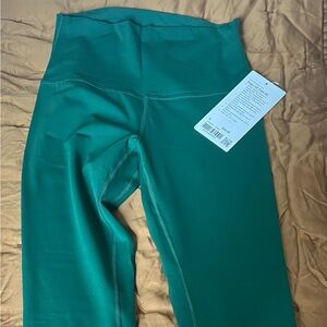 NWT Lululemon ALIGN PANT 28" SIZE 6 in hunter green